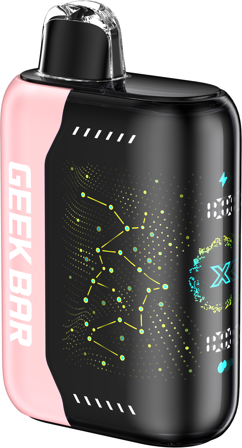 Geek Bar Pulse X Standard Version White Peach Raspberry